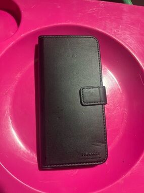 Black Folio Wallet Phone Case - Unbranded